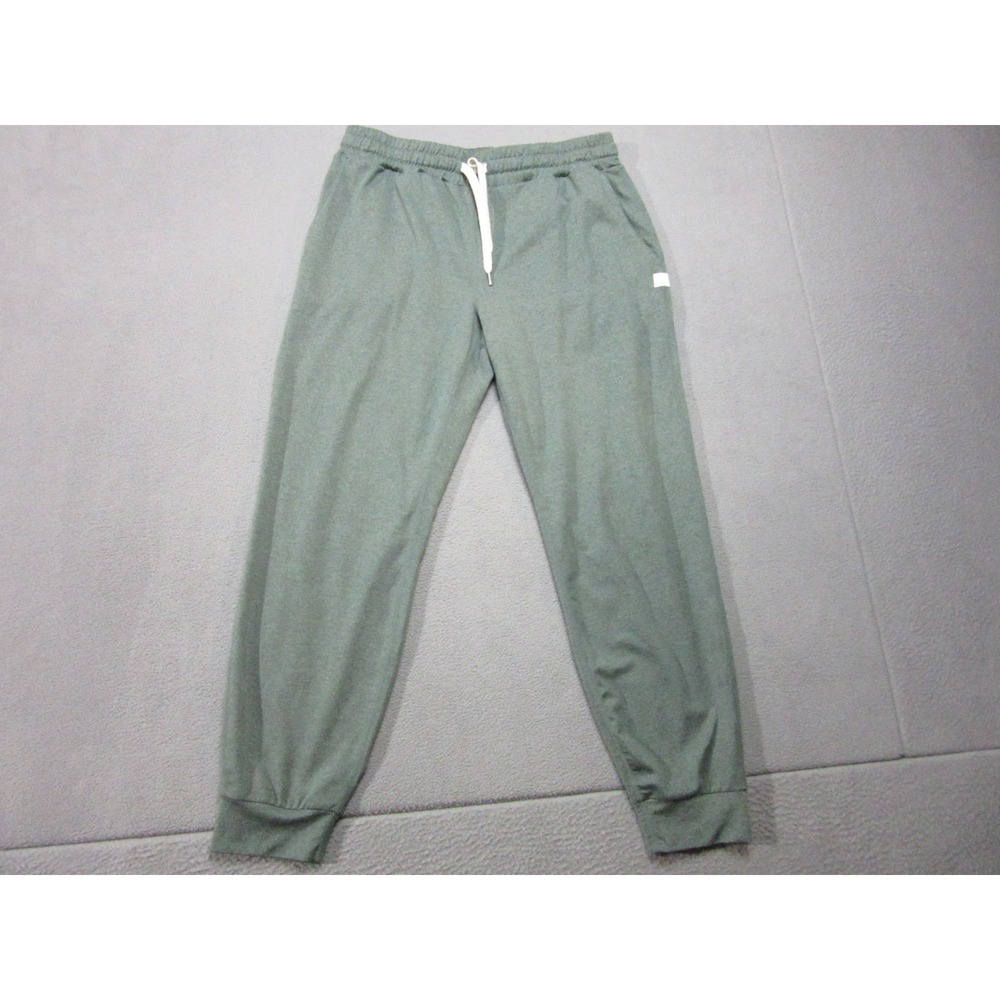 Vuori Sunday Performance Jogger Mens Small Green Excellent Tapered Active Pants